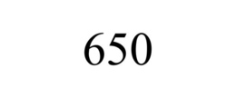 650 trademark