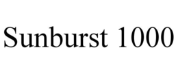 SUNBURST 1000 trademark