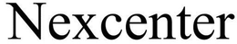 NEXCENTER trademark