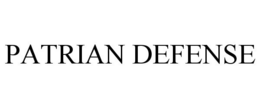 PATRIAN DEFENSE trademark