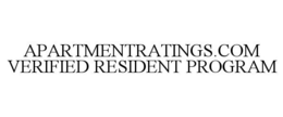 APARTMENTRATINGS.COM VERIFIED RESIDENT PROGRAM trademark