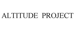 ALTITUDE PROJECT trademark