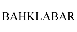 BAHKLABAR trademark