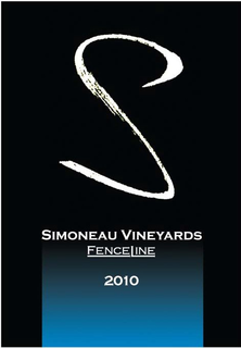 S SIMONEAU VINEYARDS FENCELINE 2010 trademark