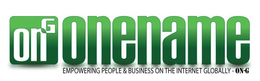 ON G ONENAME EMPOWERING PEOPLE & BUSINESS ON THE INTERNET GLOBALLY - ON-G trademark