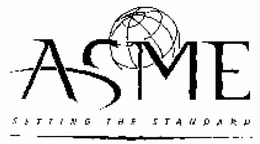 ASME SETTING THE STANDARD trademark