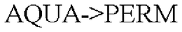 AQUA->PERM trademark