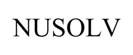 NUSOLV trademark