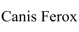 CANIS FEROX trademark