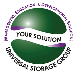 MANAGEMENT, EDUCATION $ DEVELOPMENTAL SOLUTIONS YOUR SOLUTION UNIVERSAL STORAGE GROUP trademark