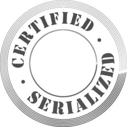CERTIFIED ·SERIALIZED · trademark