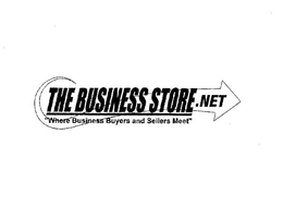 THE BUSINESS STORE.NET "WHERE BUSINESS BUYERS AND SELLERS MEET" trademark