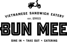 VIETNAMESE SANDWICH EATERY EST. 2011 BUN MEE DINE IN · TAKE OUT · CATERING trademark