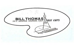 BILL THOMAS RACE CARS 510 E. JULIANNA ANAHEIM, CALIF. trademark