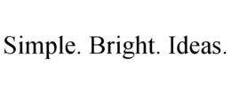 SIMPLE. BRIGHT. IDEAS. trademark
