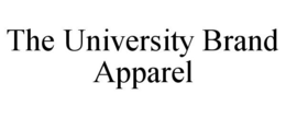 THE UNIVERSITY BRAND APPAREL trademark