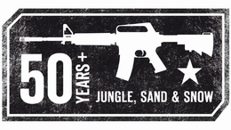 50+ YEARS JUNGLE, SAND & SNOW trademark