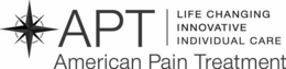APT LIFE CHANGING INNOVATIVE INDIVIDUAL CARE AMERICAN PAIN TREATMENT trademark