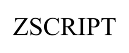 ZSCRIPT trademark