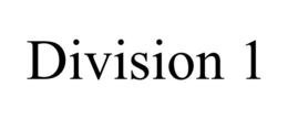 DIVISION 1 trademark
