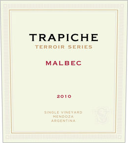 TRAPICHE TERROIR SERIES MALBEC SINGLE VINEYARD CONSULTA MENDOZA ARGENTINA trademark