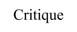 CRITIQUE trademark