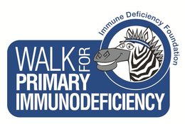 WALK FOR PRIMARY IMMUNODEFICIENCY IMMUNE DEFICIENCY FOUNDATION trademark