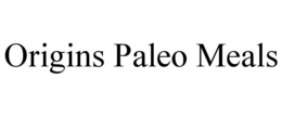 ORIGINS PALEO MEALS trademark