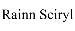 RAINN SCIRYL trademark