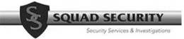 SS SQUAD SECURITY SECURITY SERVICES & INVESTIGATIONS trademark