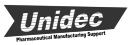UNIDEC PHARMACEUTICAL MANUFACTURING SUPPORT trademark
