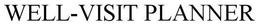 WELL-VISIT PLANNER trademark