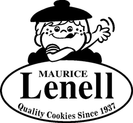 MAURICE LENELL QUALITY COOKIES SINCE 1937 trademark