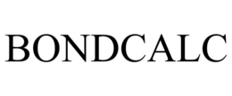 BONDCALC trademark