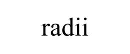 RADII trademark