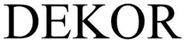 DEKOR trademark