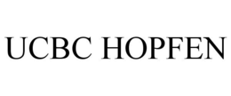 UCBC HOPFEN trademark