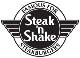 STEAK N SHAKE FAMOUS FOR STEAKBURGERS trademark