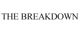 THE BREAKDOWN trademark