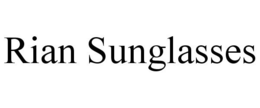 RIAN SUNGLASSES trademark
