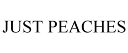 JUST PEACHES trademark