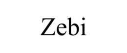 ZEBI trademark