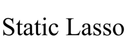 STATIC LASSO trademark