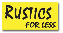 RUSTICS FOR LESS trademark