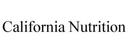 CALIFORNIA NUTRITION trademark