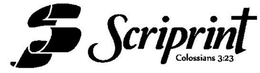 SP SCRIPRINT COLOSSIANS 3:23 trademark