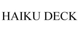 HAIKU DECK trademark