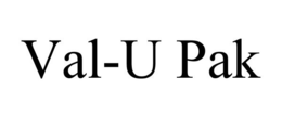 VAL-U PAK trademark