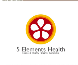 5 ELEMENTS ­ HEALTH ­ BALANCED HEALTHY ­ORGANIC SUSTAINABLE trademark