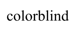 COLORBLIND trademark